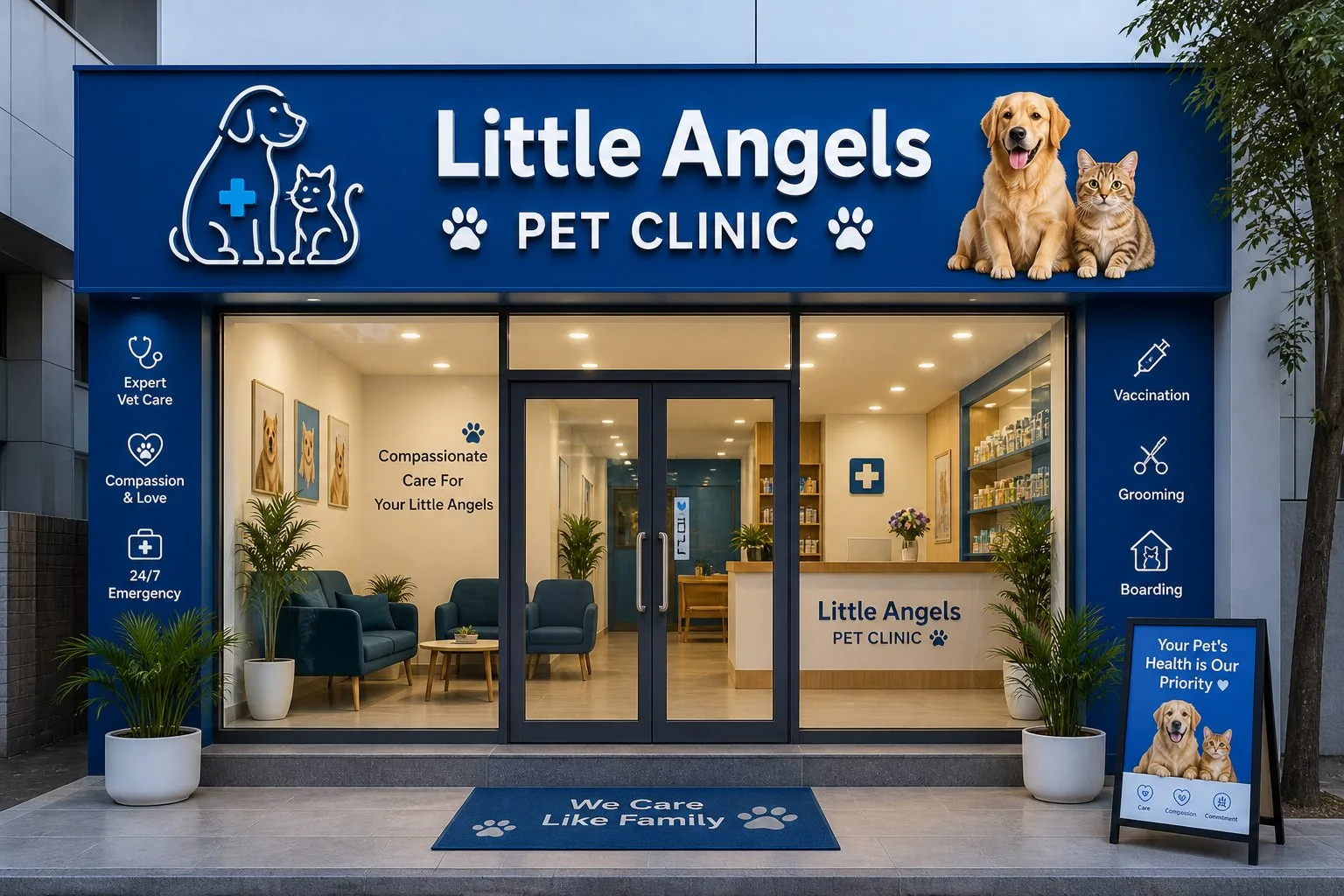 Little Angels Pet Clinic — pet boarding near me OMR Navallur Chennai